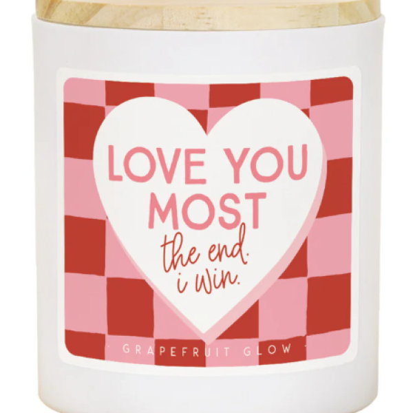 Love You Most Candle