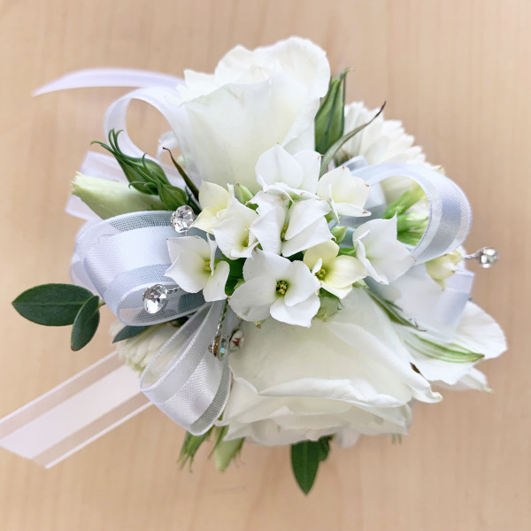 White Vision Corsage