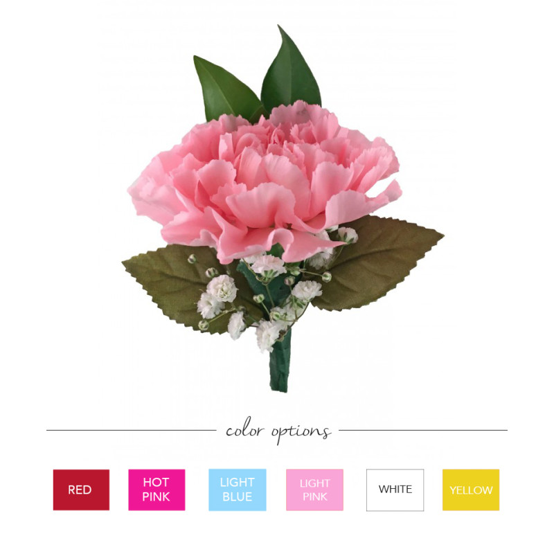 One Carnation Boutonniere - Same Day Delivery