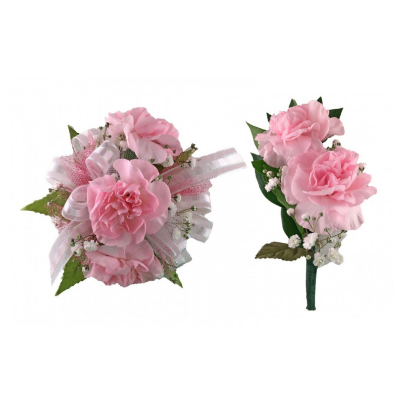 Three Mini Carnation Wrist Corsage - Same Day Delivery
