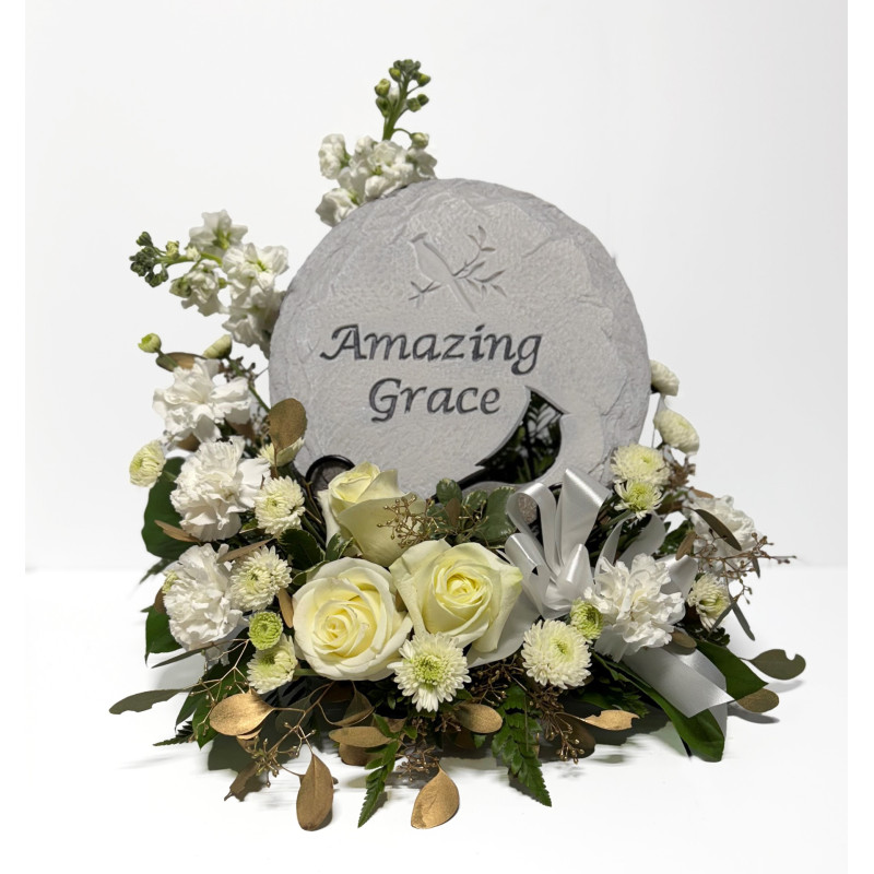 Amazing Grace Memorial Stone - Same Day Delivery