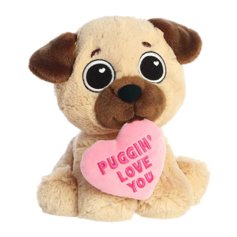 Puggin Love You Plush - Same Day Delivery