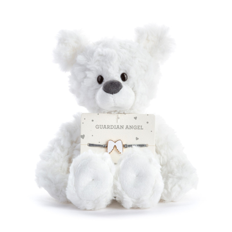 Guardian Angel White Bear - Same Day Delivery