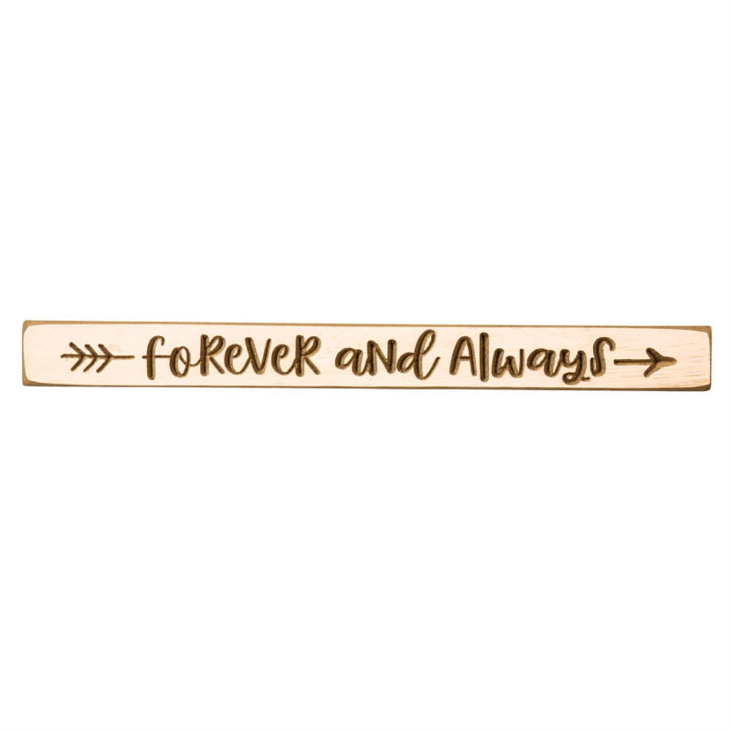 Forever and Always Wood Sign - Same Day Delivery