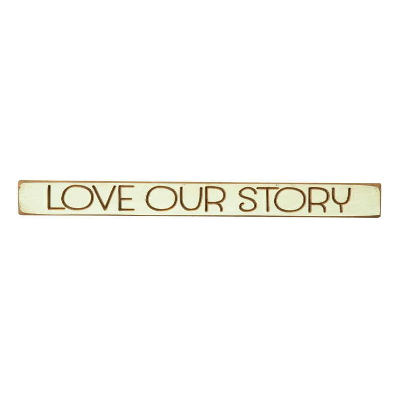 Love Our Story Wood Sign - Same Day Delivery
