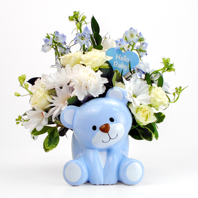 Bundle of Love Baby Boy Bear - Same Day Delivery