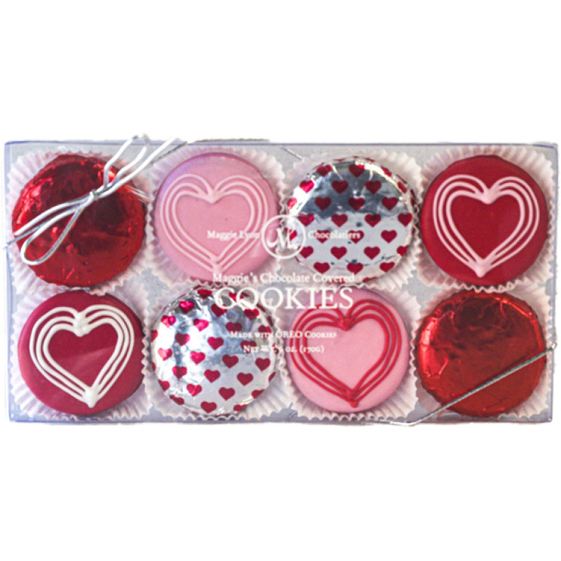 Chocolate Covered Cookies Valentine Foil - Same Day Delivery
