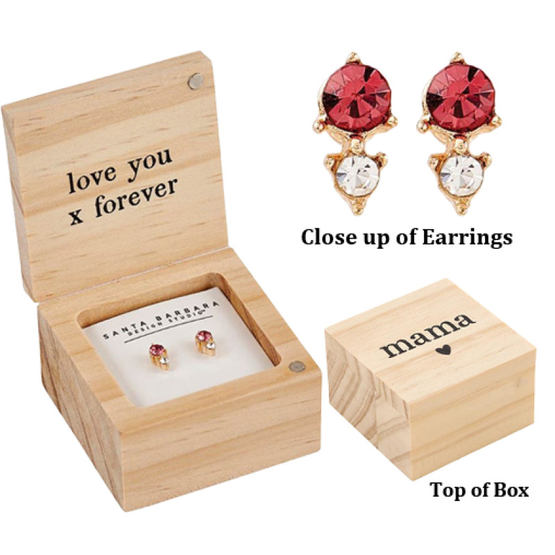 Treasure Box Earrings - Mama - Same Day Delivery
