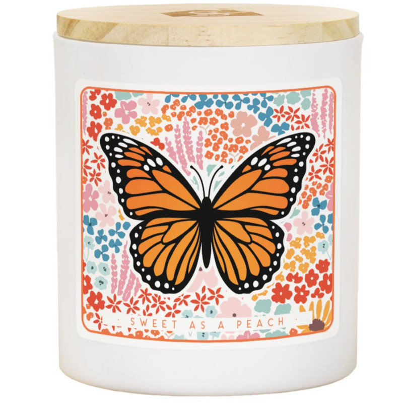 Monarch Florals Candle - Same Day Delivery