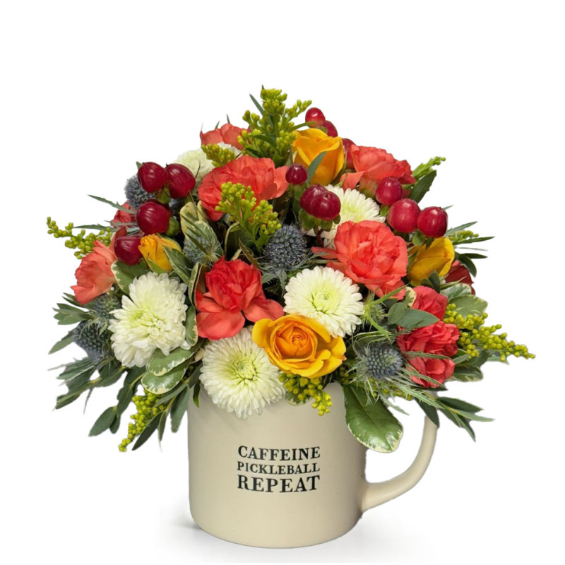 Pickleball Caffeine Repeat Arrangement - Same Day Delivery