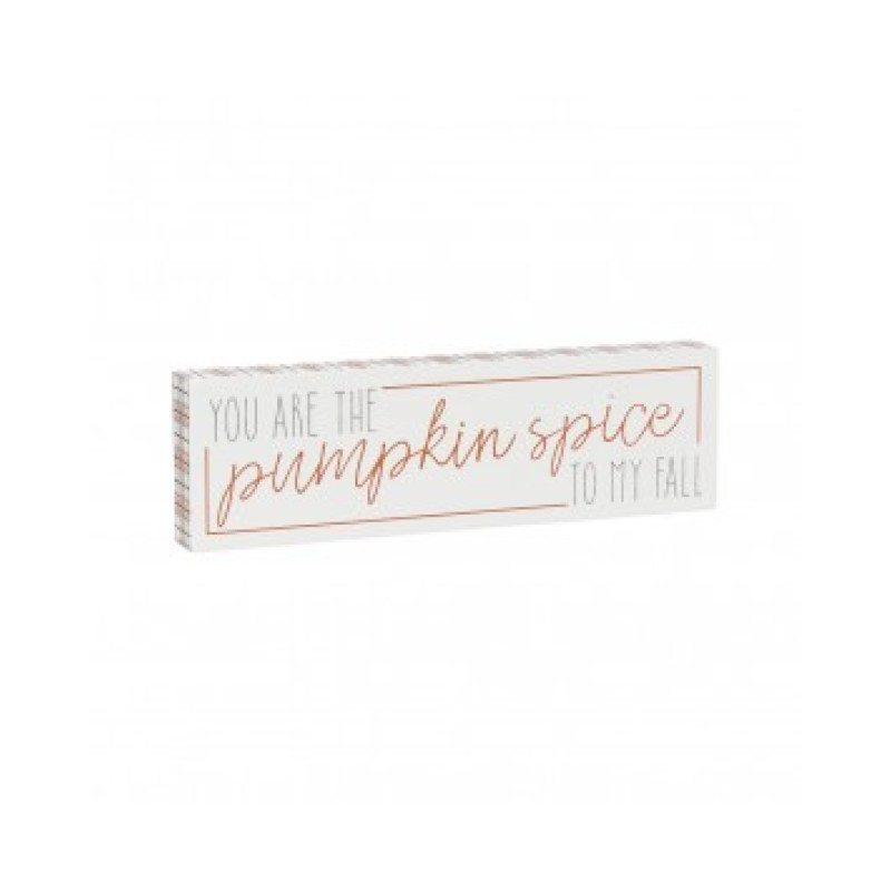 Pumpkin Spice Fall Sitter Sign - Same Day Delivery