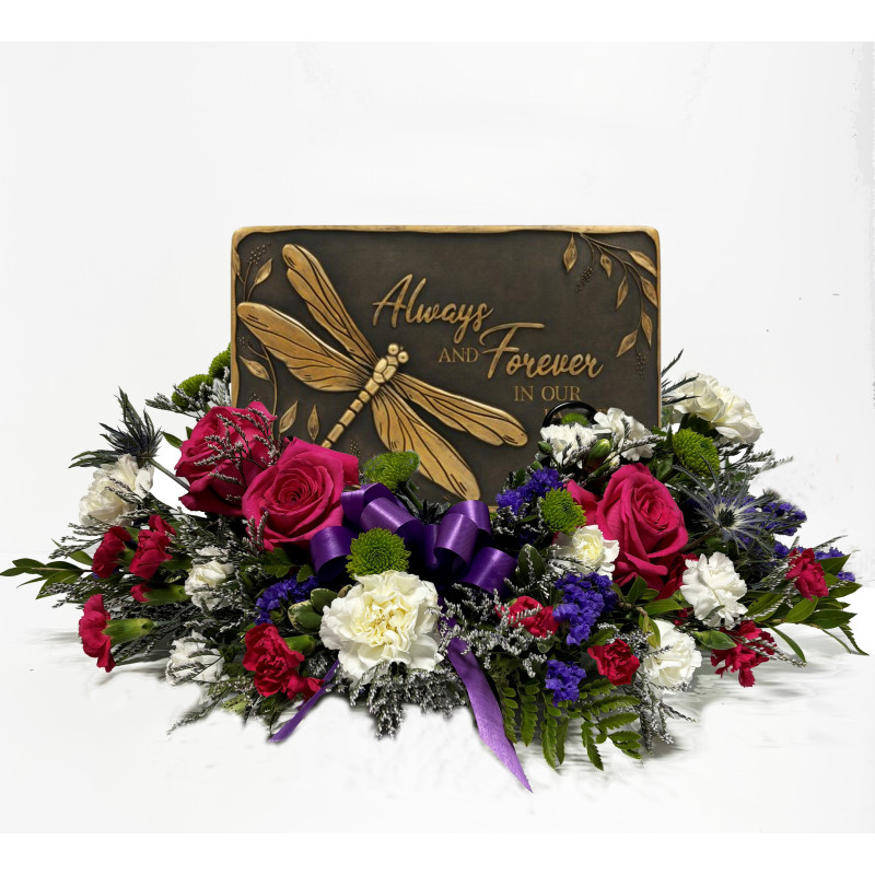 Always and Forever In Our Hearts Memorial Stone - Same Day Delivery