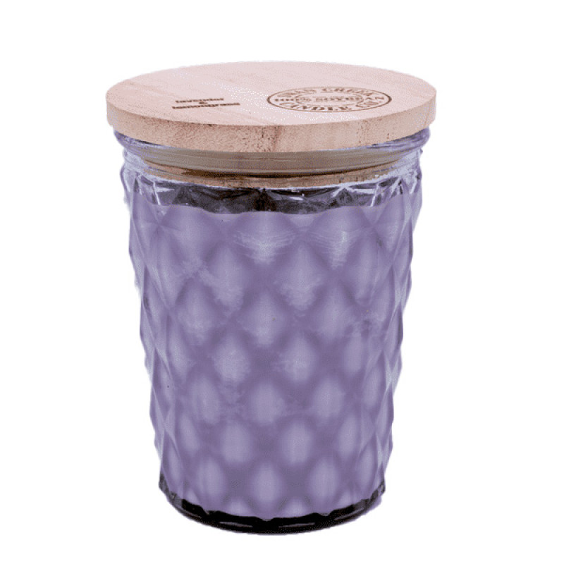 Lavender and Lemongrass Timeless Glass Jar Candle - Same Day Delivery