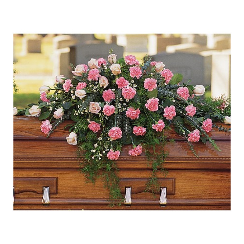 Heavenly Pink Casket Spray - Same Day Delivery