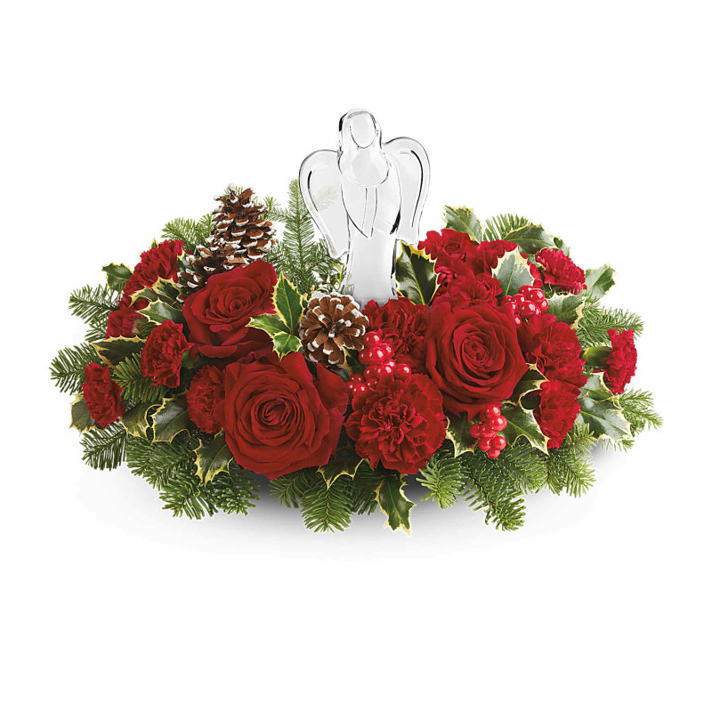 Crystal Angel Evergreen Blooms - Same Day Delivery