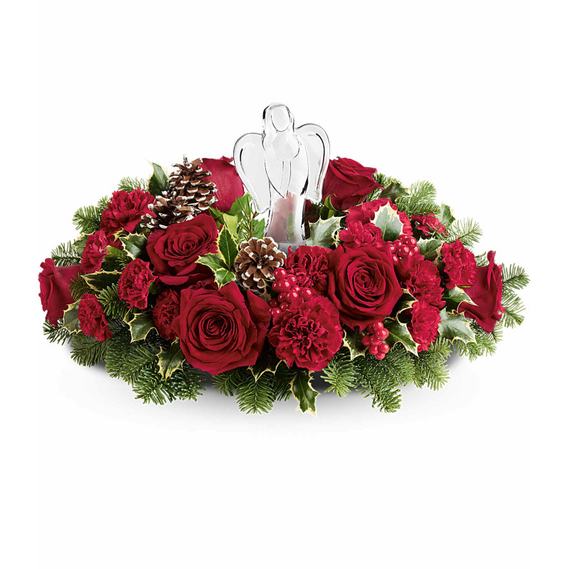 Crystal Angel Evergreen Blooms - Same Day Delivery