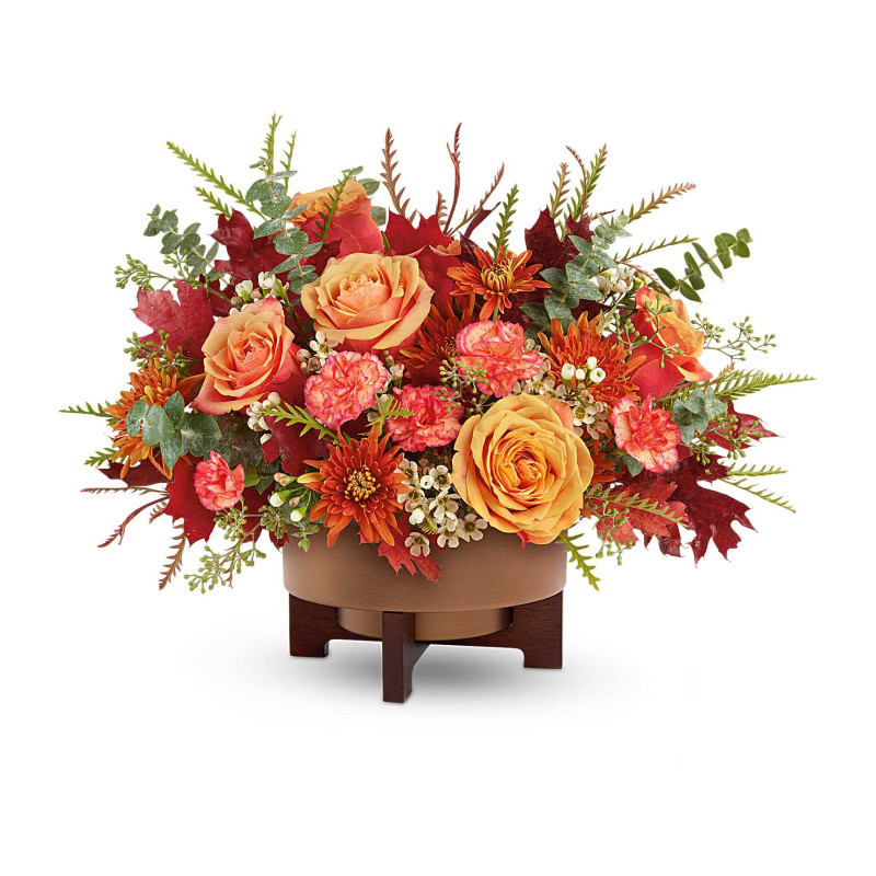 Modern Copper Centerpiece - Same Day Delivery