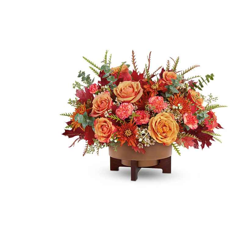 Modern Copper Centerpiece - Same Day Delivery