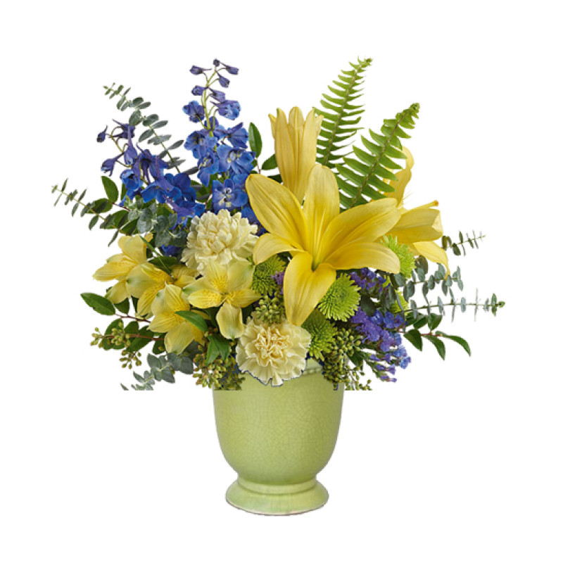 Yellow and Green Sunrise - Same Day Delivery