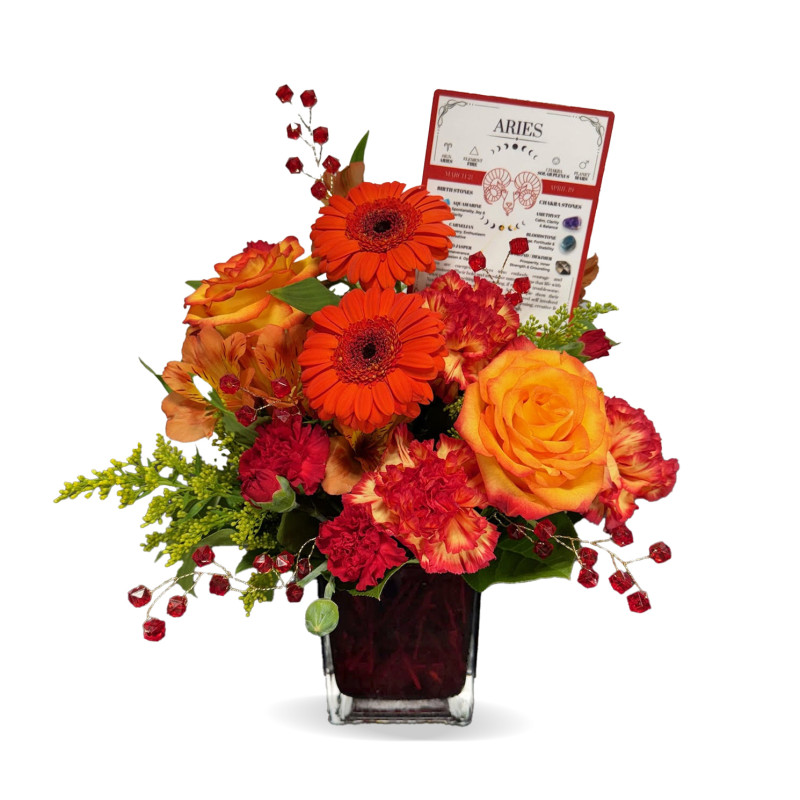 Zodiac Aries Arrangement - Same Day Delivery