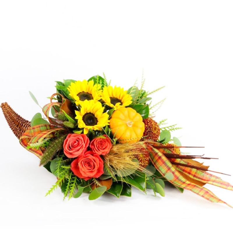 Sunflower Cornucopia - Same Day Delivery