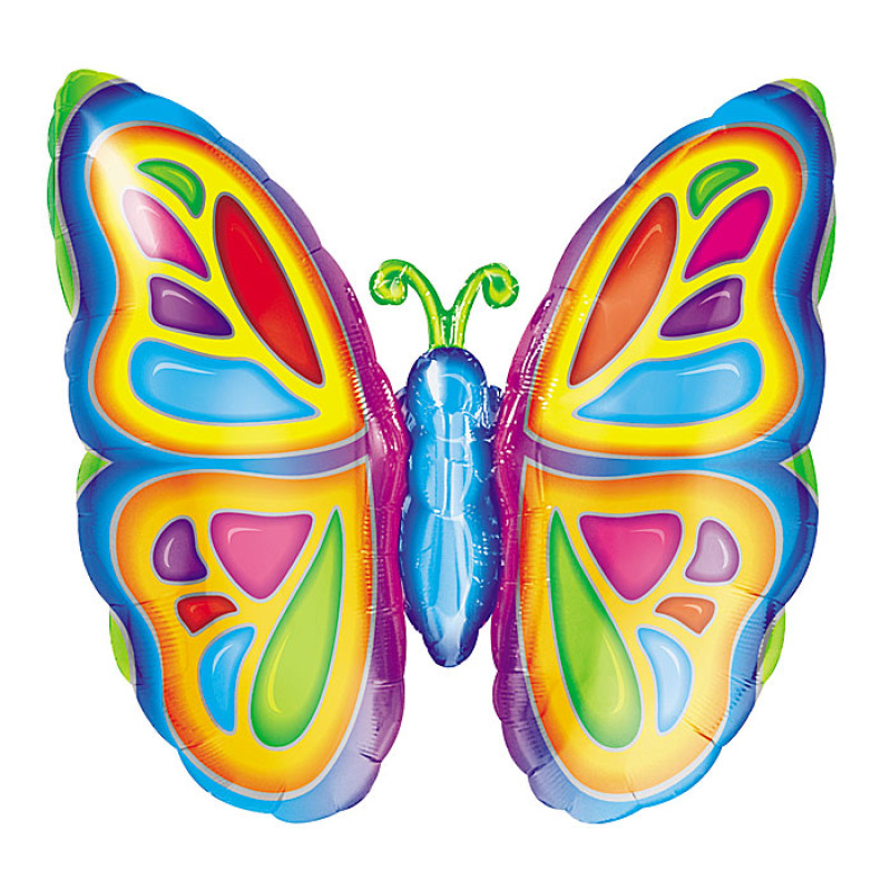 Bright Butterfly Balloon - Same Day Delivery