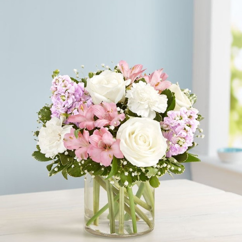 Blushing Chic Bouquet - Same Day Delivery