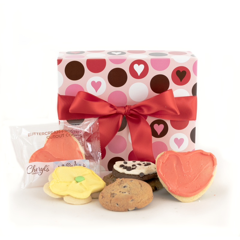 Valentine 12 Cookies Boxed - Same Day Delivery