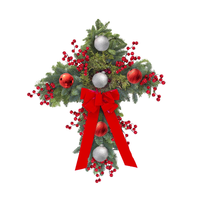 Large Wintery Cross - Same Day Delivery