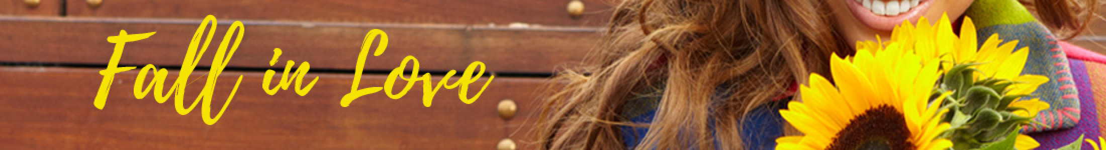 Girl holding a fall arrangement