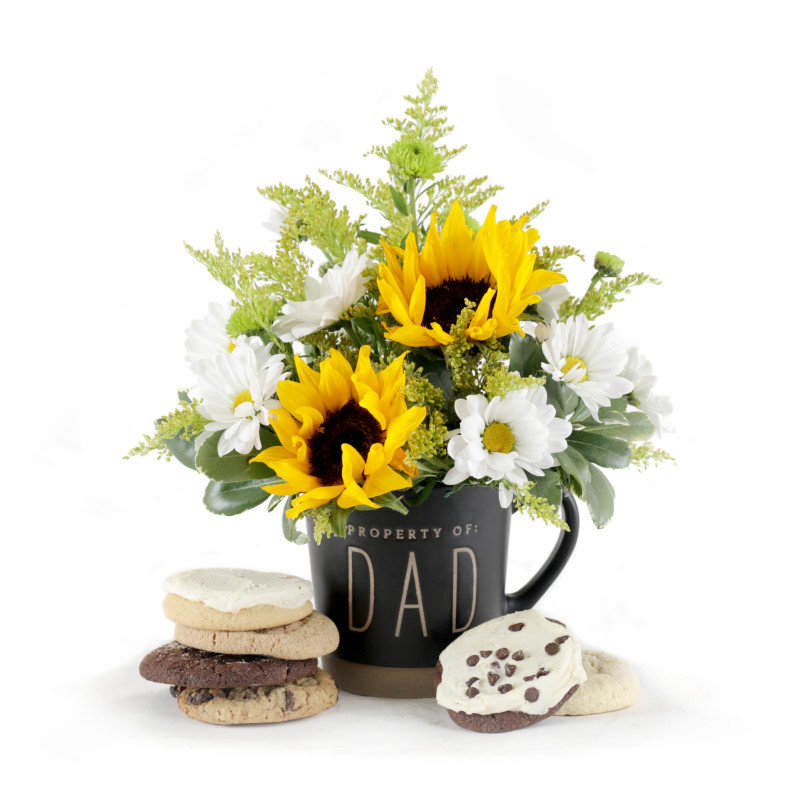 Property of Dad Mug Arrangement - Same Day Delivery