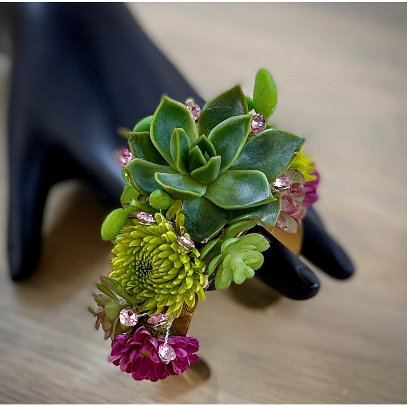 Brass Succulent Cuff - Same Day Delivery