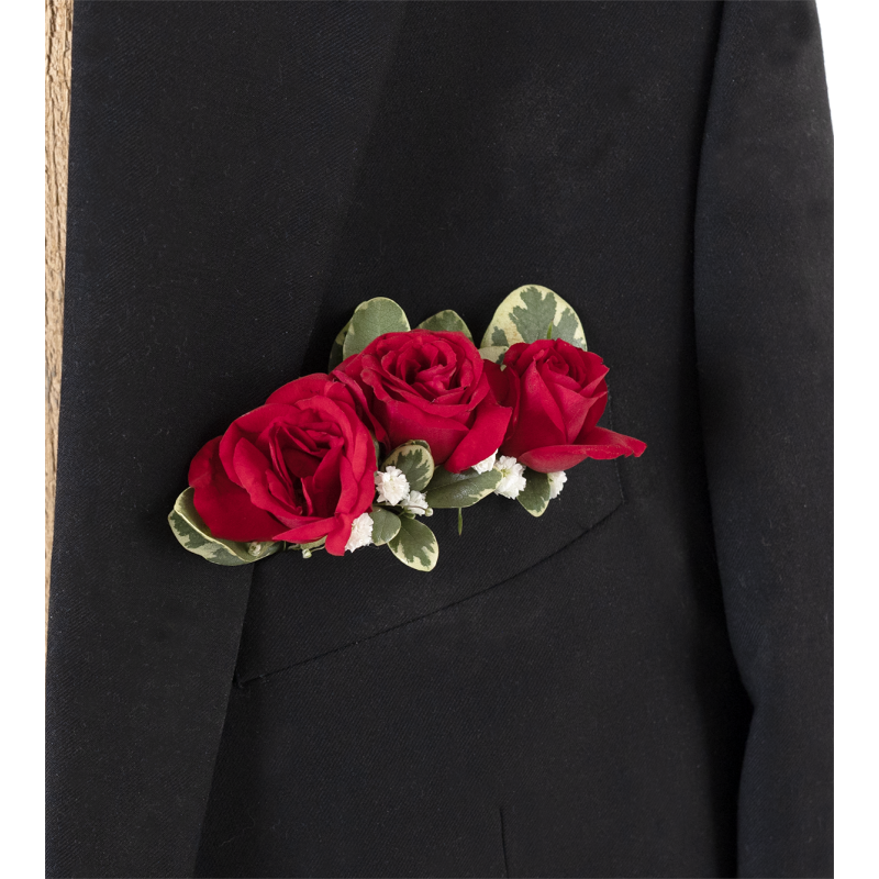 Red Rose Prom Handtied Bouquet - Same Day Delivery
