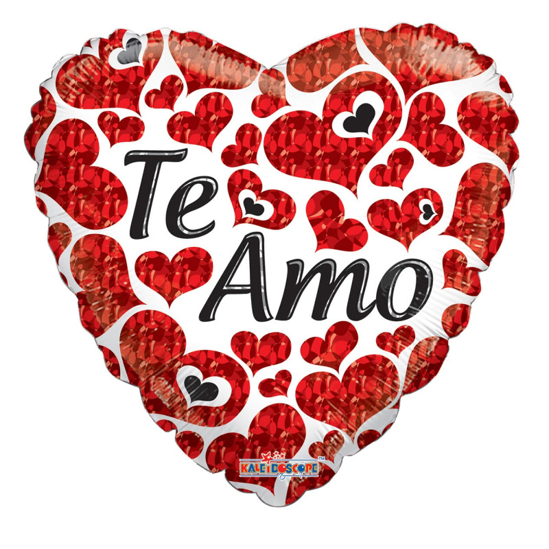 Te Amos Mylar Balloon - Same Day Delivery