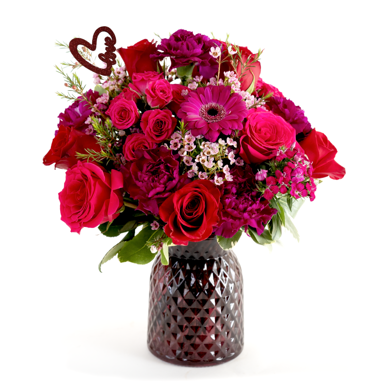 Hot Pink Valentine - Same Day Delivery