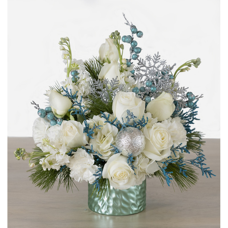 Festive Frost Snowflake Bouquet - Same Day Delivery