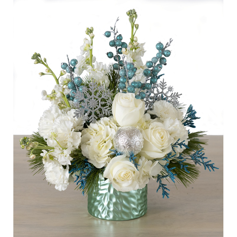 Festive Frost Snowflake Bouquet - Same Day Delivery
